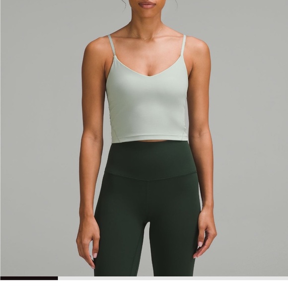 lululemon athletica Tops - Lululemon Align Cropped Cami Tank in Jade Grey